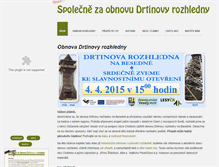 Tablet Screenshot of drtinovarozhledna.cz